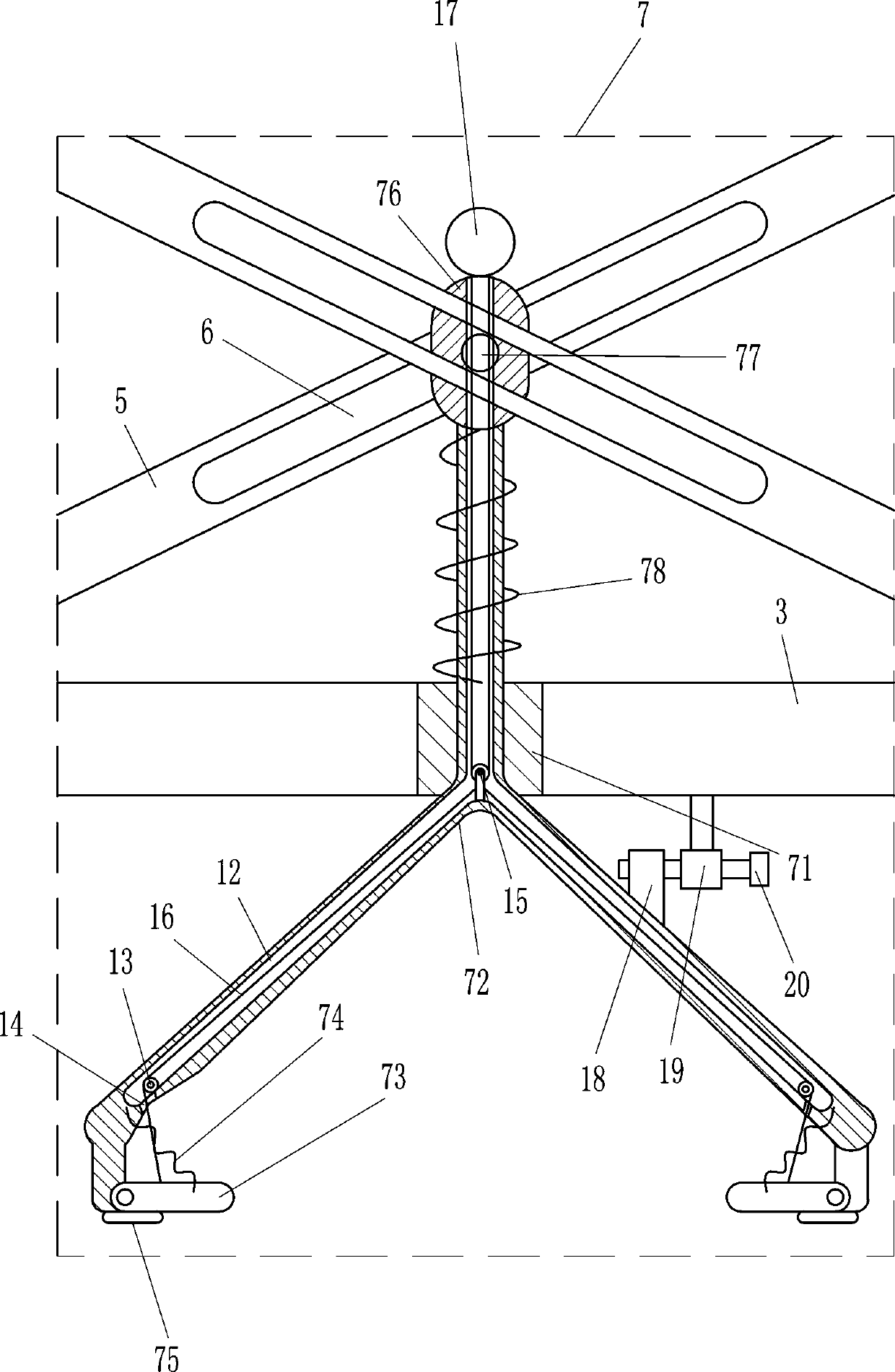 Euipment for lifting municipal rain perforated strainer
