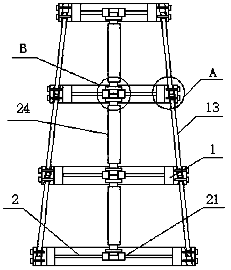 Mounting type communication rod and communication method