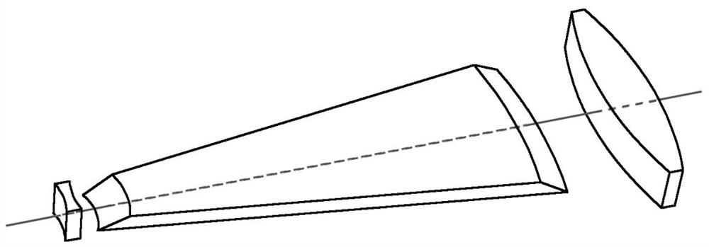 A Curved Slab Laser Amplifier