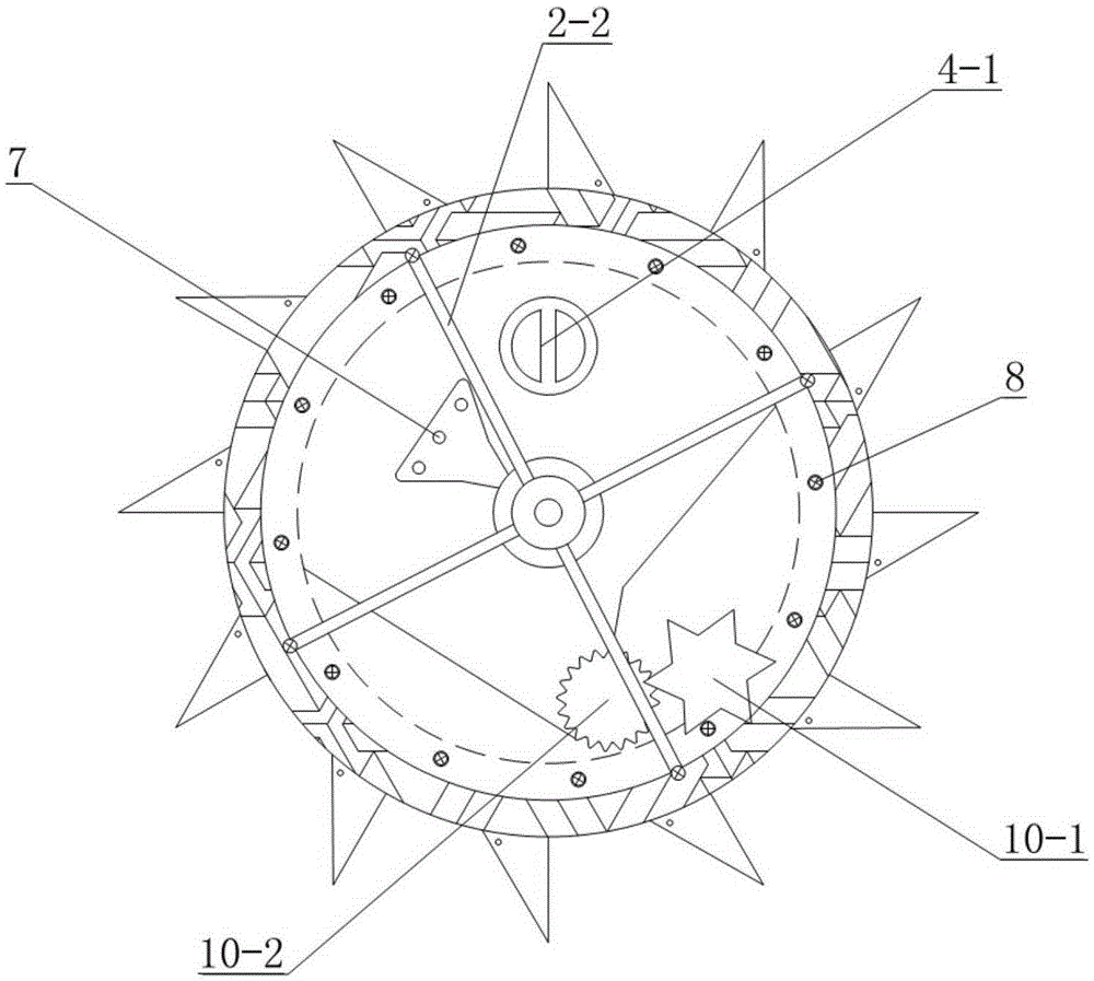 Hand-push type single grain corn planter