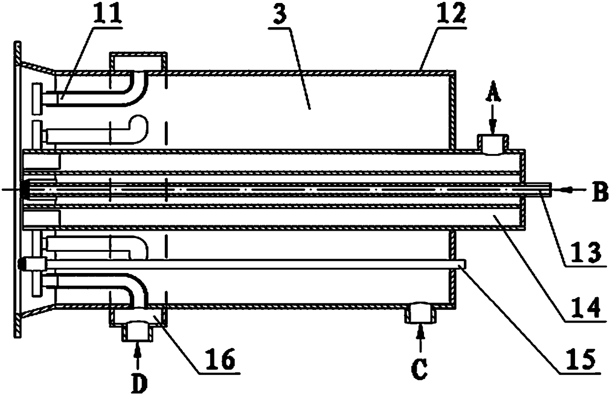 Coal-oil-gas triple-purpose combustor