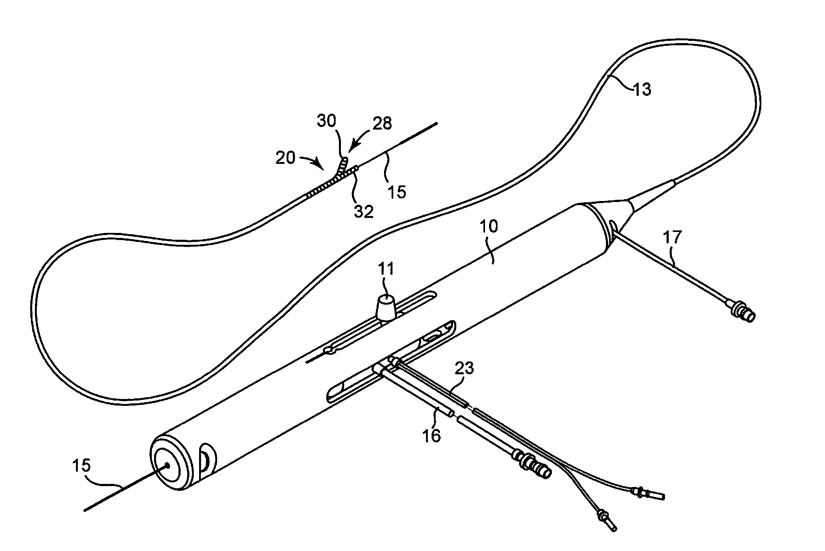 Split flexible tube biasing and directional atherectomy device and method