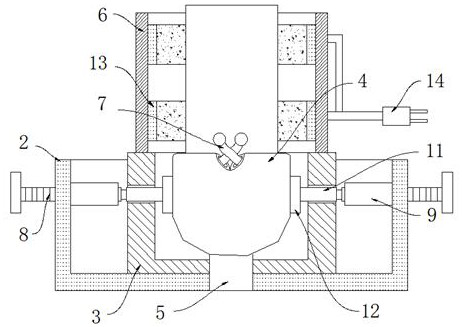 A surface treatment device for the internal thread of a building reinforcement sleeve