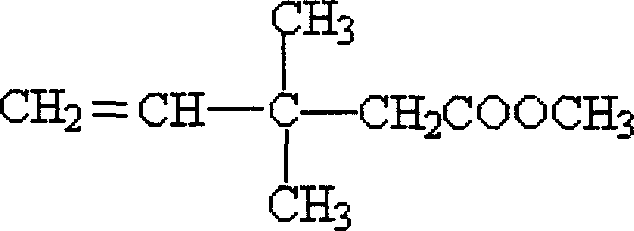 Method of preparing 3,3-dimethyl-4-pentenoic acid methyl ester with industrial scale