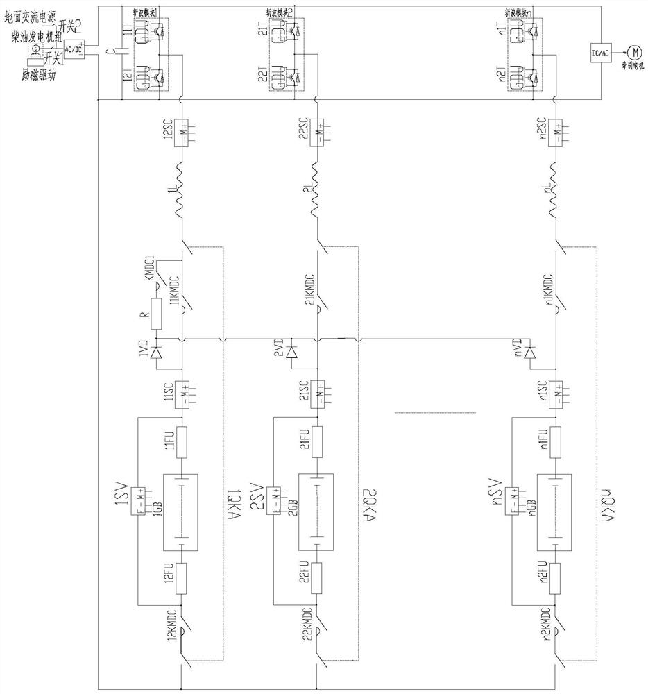 A Group Topology Structure of Power Batteries for Hybrid Electric Locomotive