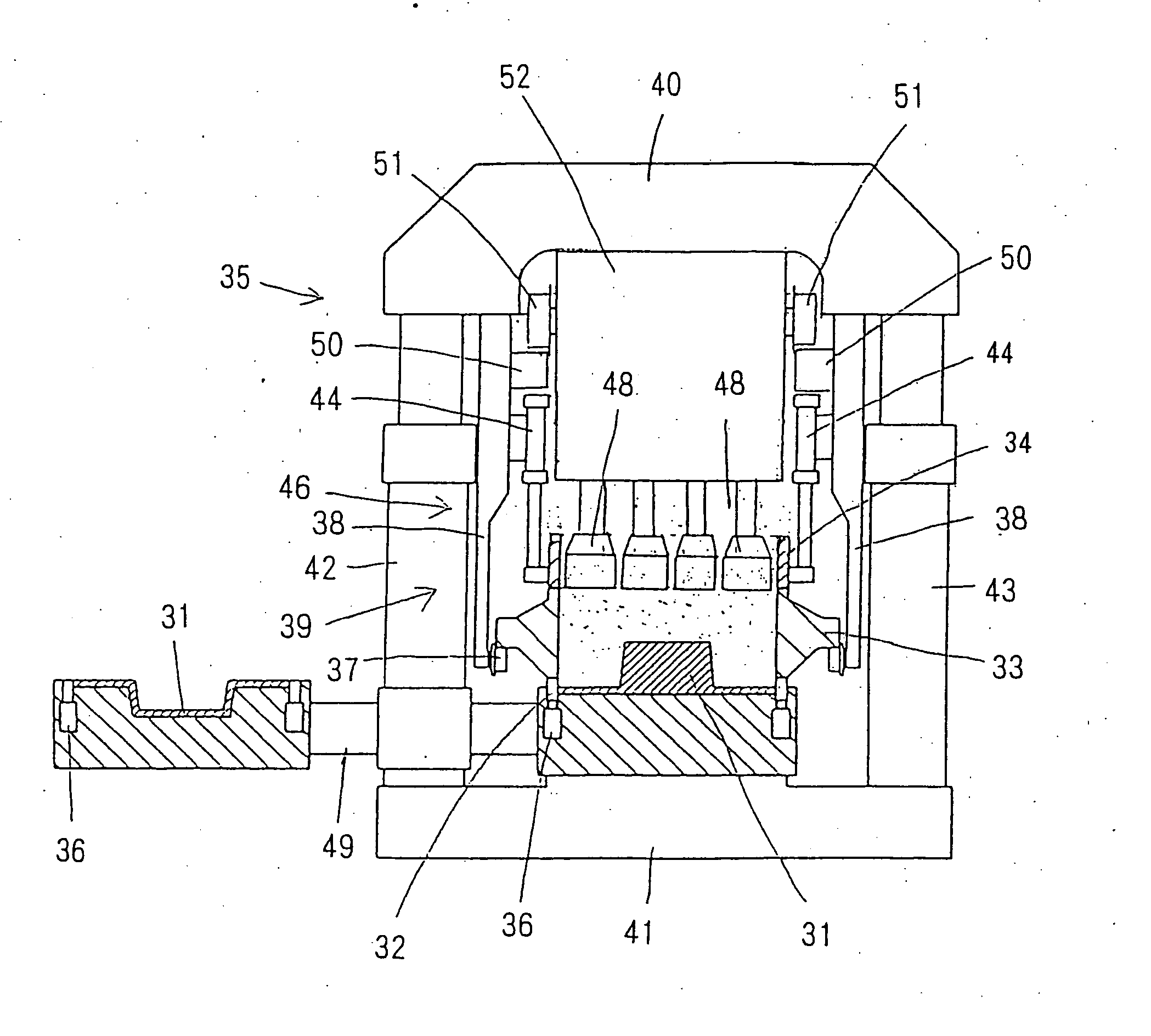 Molding machine and a pattern carrier used therefor