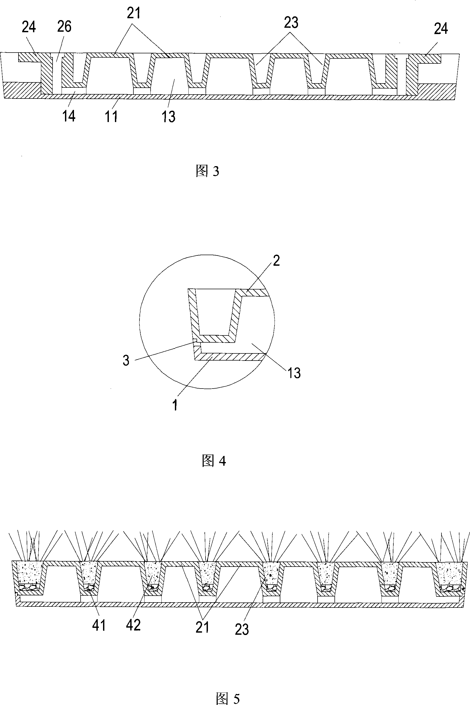 Movable grass planting case and grass planting unit