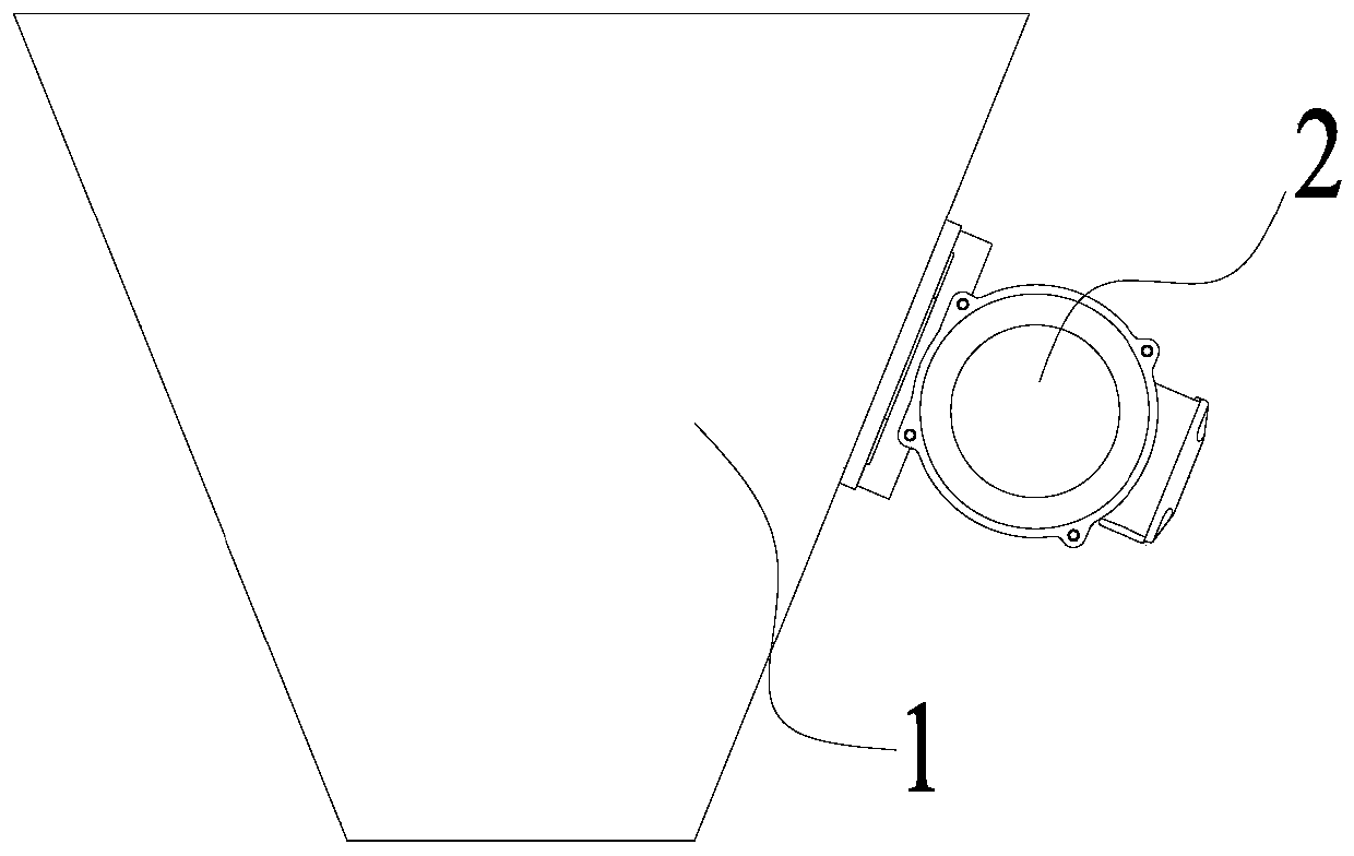 Method and device for preparing mixed material and removing sticky material from scale hopper