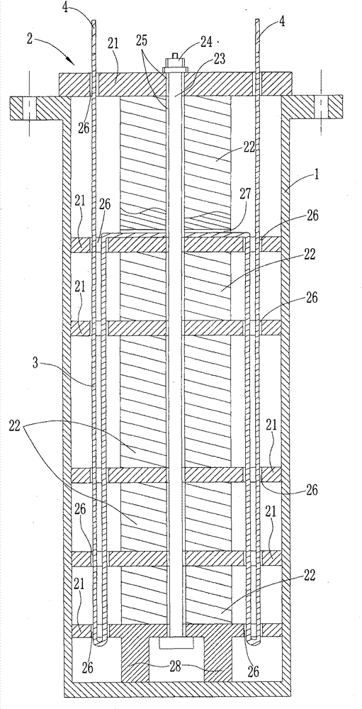 Heating device for electrochemstry cleaning salt bath furnace