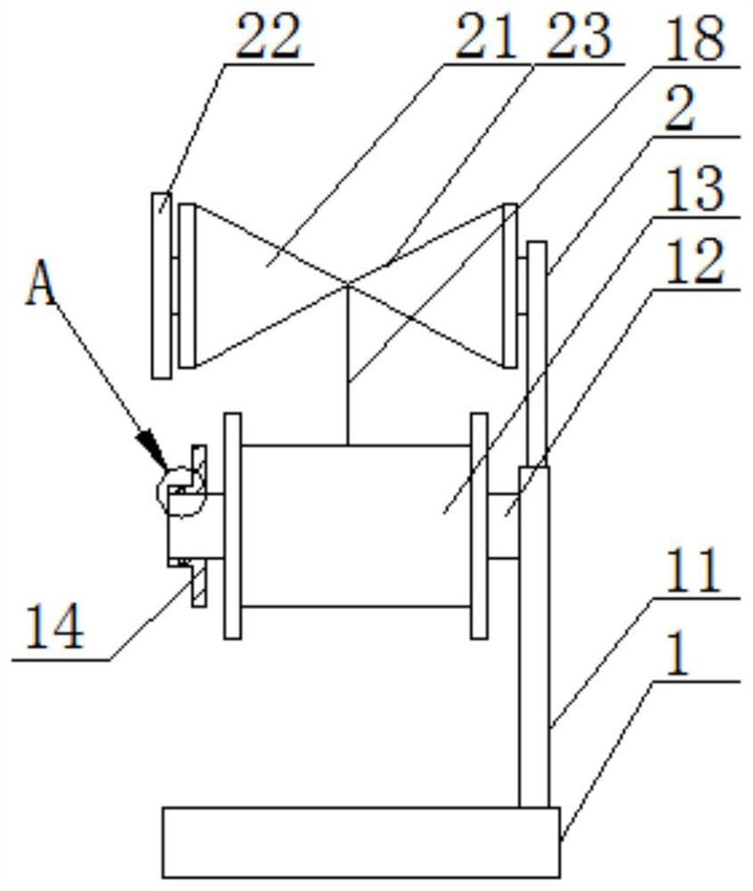 Thread-knotting-preventing thread releasing device for knitting machine