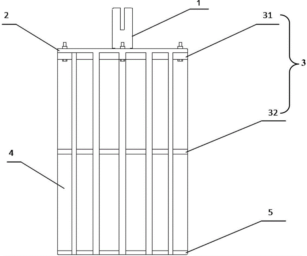 Novel adsorption column for removing heavy metals and preparation method of adsorption column