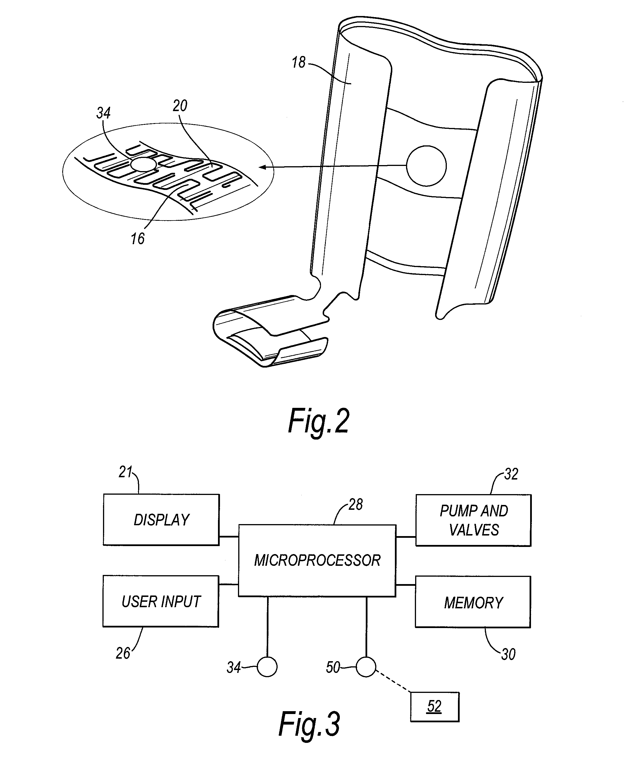 Pressurized medical device