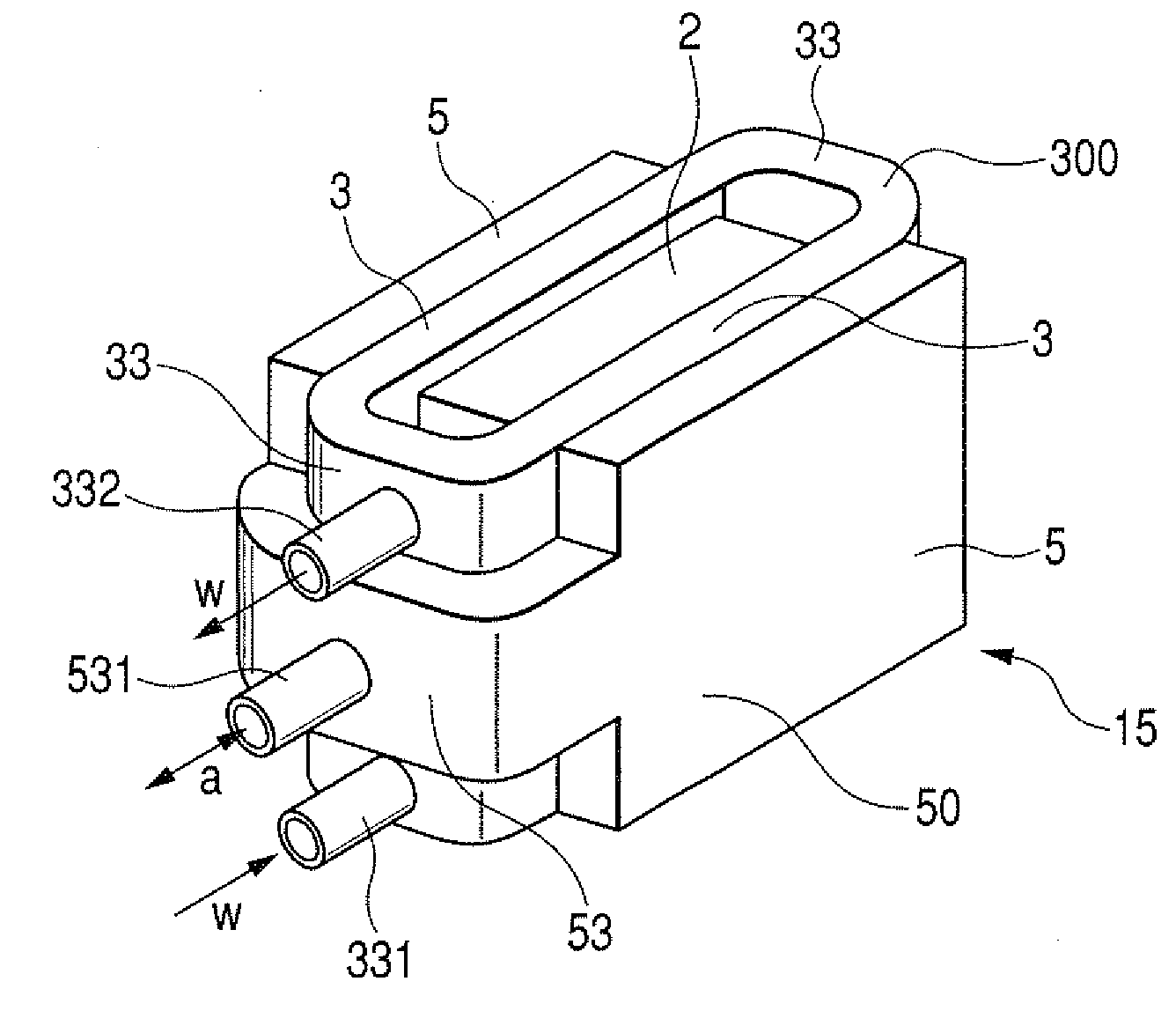 Cooling device for electronic component and power converter equipped with the same