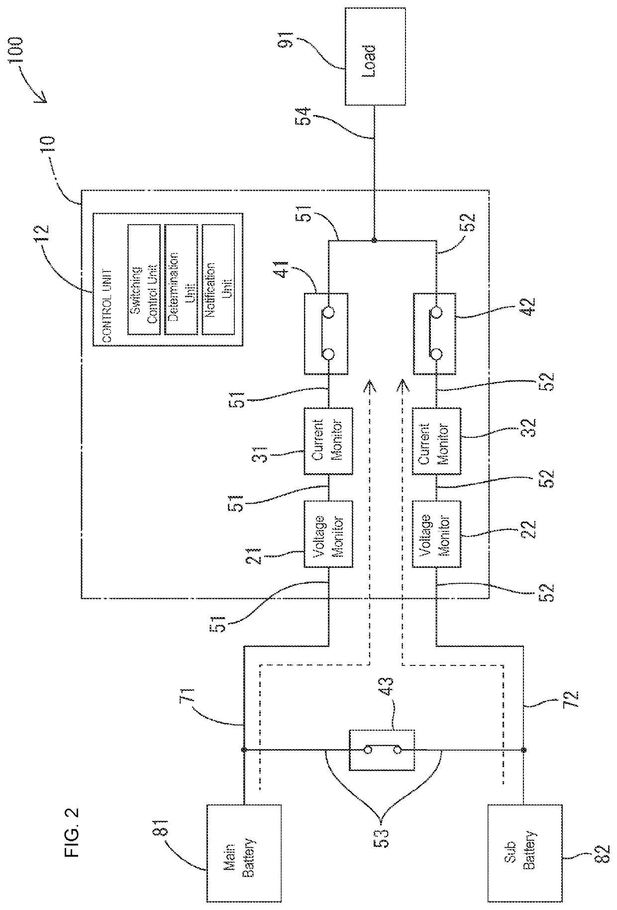 Relay device and a method to detect open-circuit failures