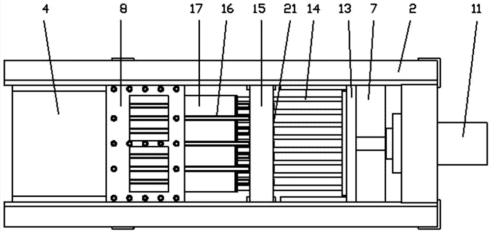 Device for generating fiber reinforced cement light porous partition wall batten