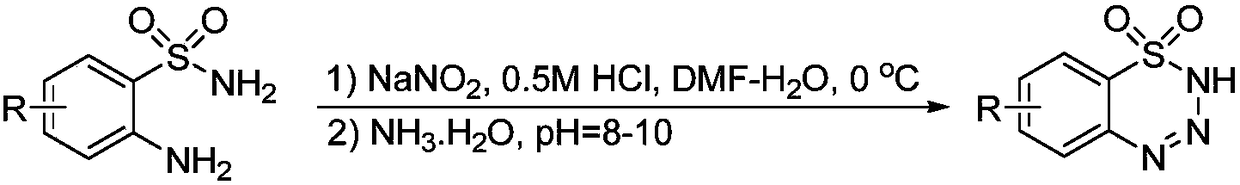 Preparation method of 1,2,3,4-benzoxatriazine-1,1(2H)-dioxide