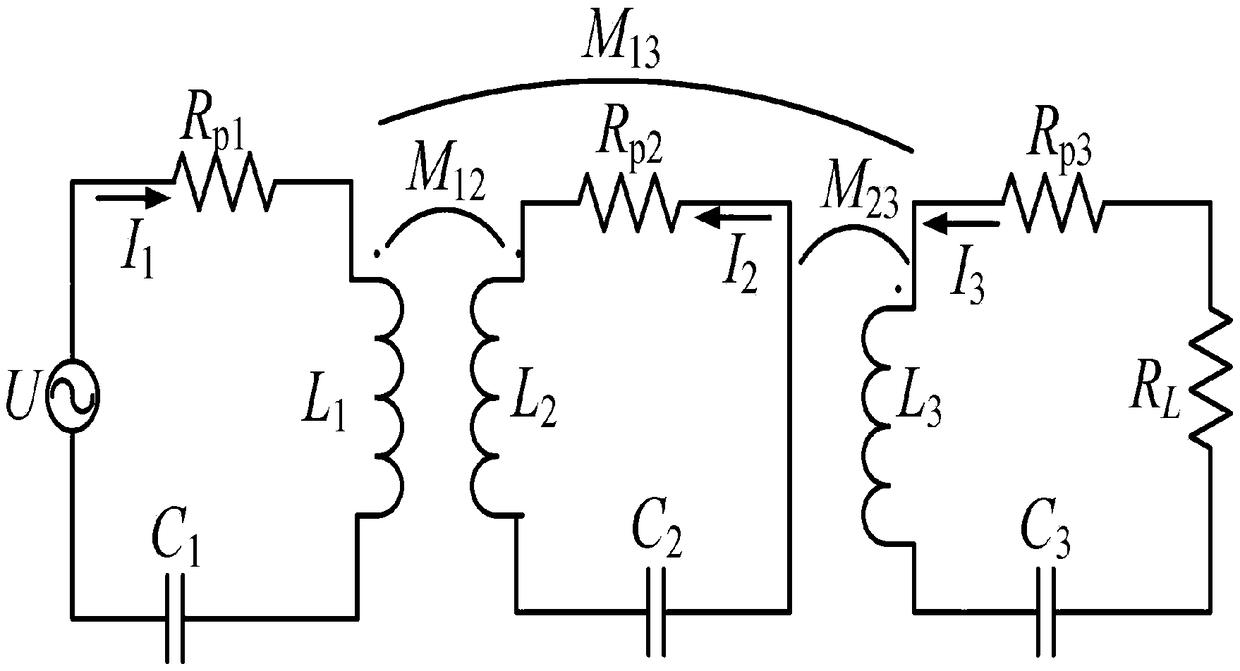 Single-relay wireless energy transmission system parameter design method