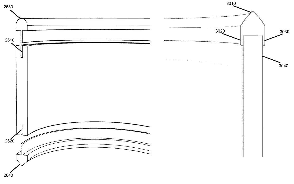 Interchangeable drum bearing edge rings