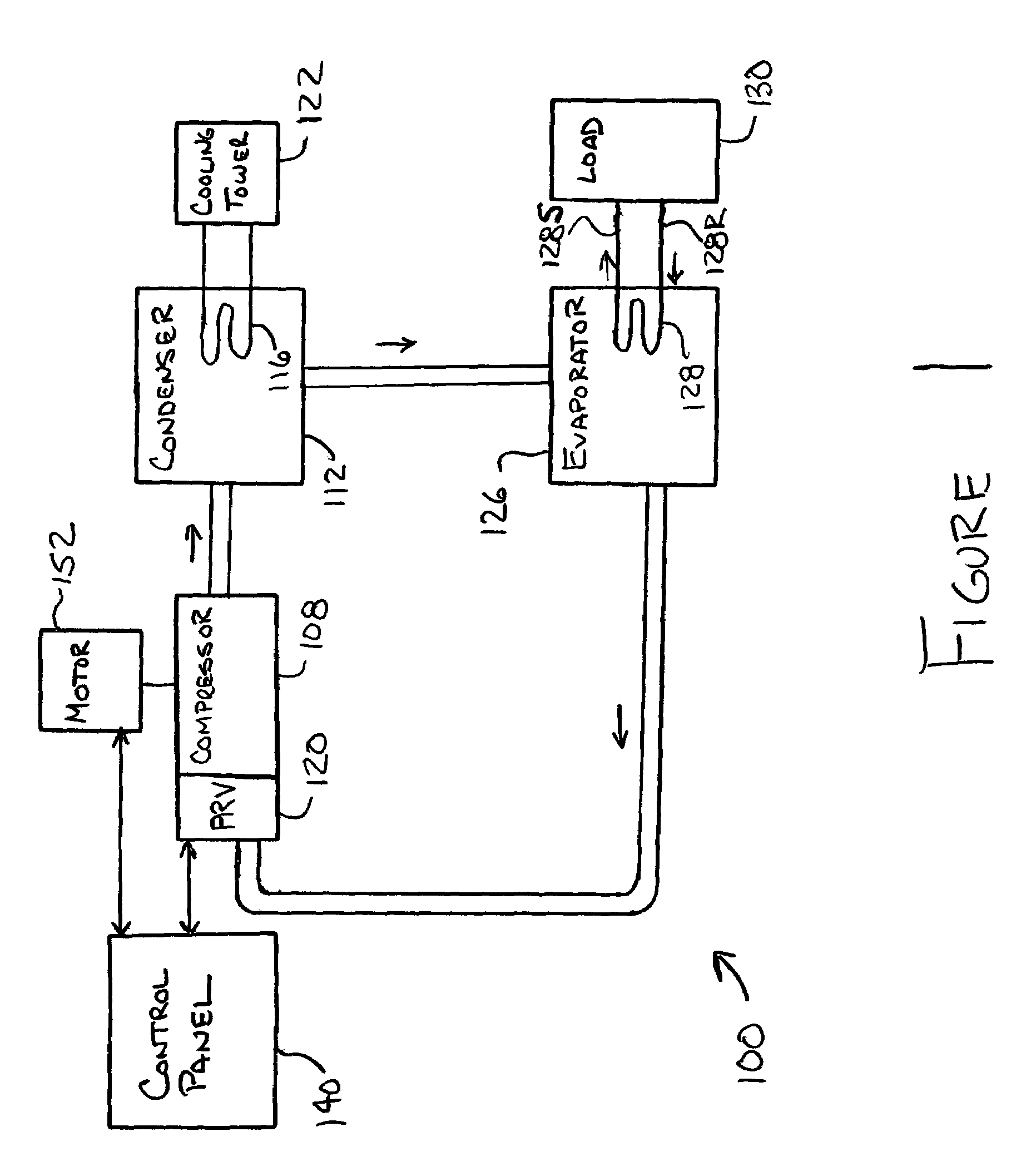 System and method for loading software into a control panel for a chiller system