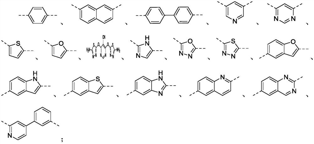 Amide-containing polysubstituted aromatic diamine monomer and preparation method thereof