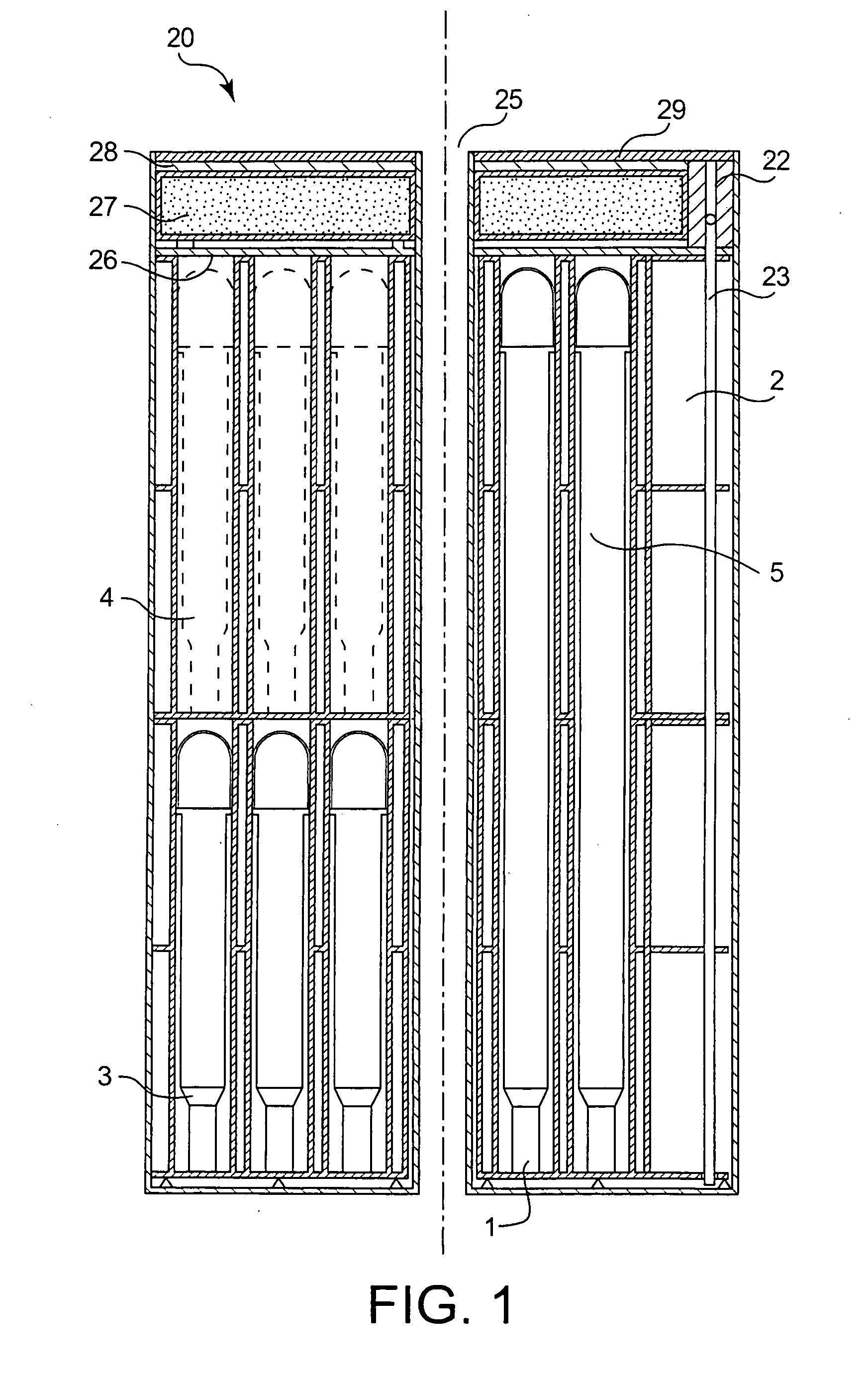Device And Method For Conditioning Nuclear Fuel Assemblies With Double Confinement Barrier