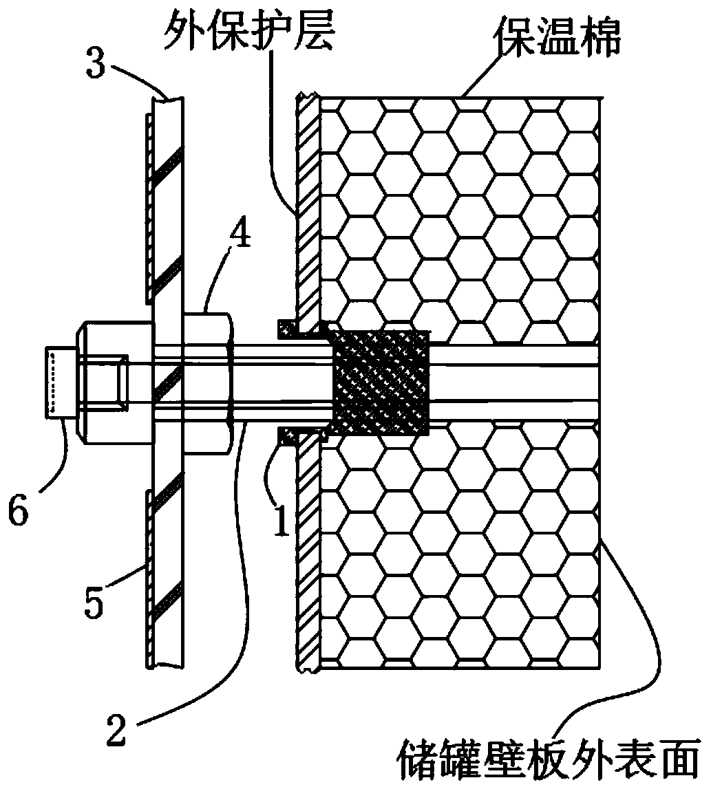 Three-dimensional laser scanning deformation detection device and method for storage tank with insulation layer