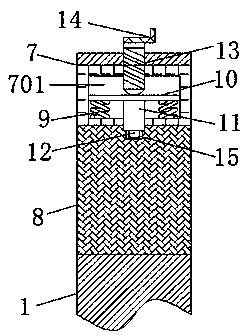 Powder exhaust apparatus for producing ferrous sulfate mineral substances