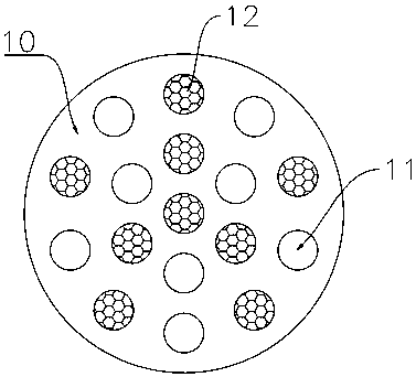 High-rise building cleaning device and manufacturing method thereof