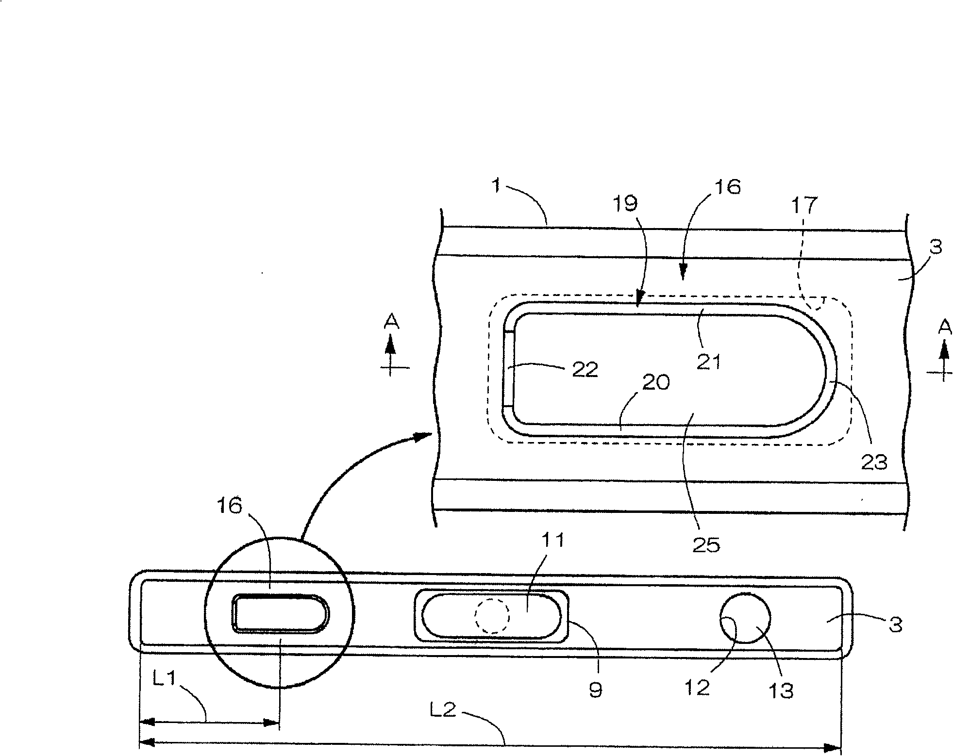 Closed square cell