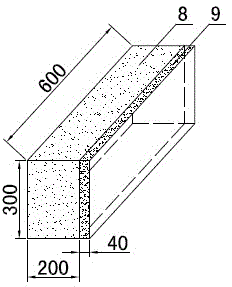 Method for manufacturing autoclaved aerated concrete heterogeneous wall components by separating mold cavity