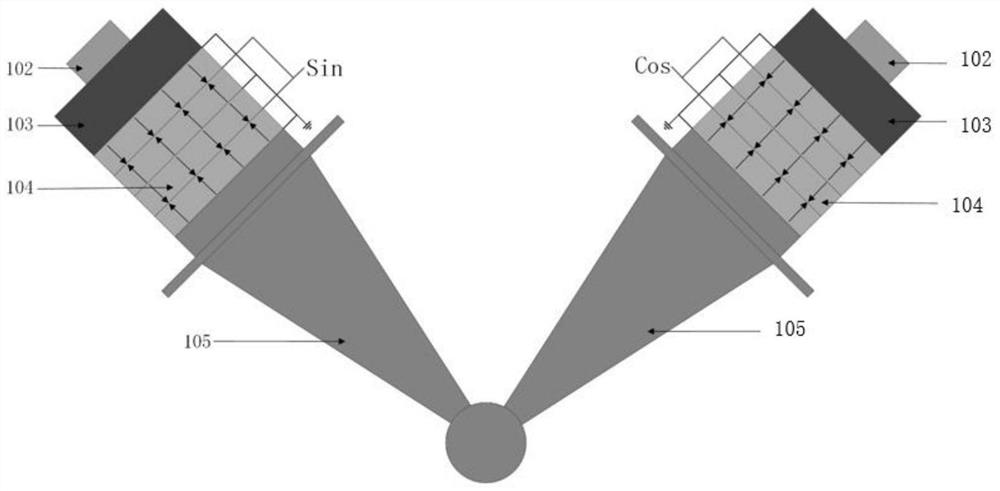 Deep-hole V-shaped ultrasonic shot blasting device