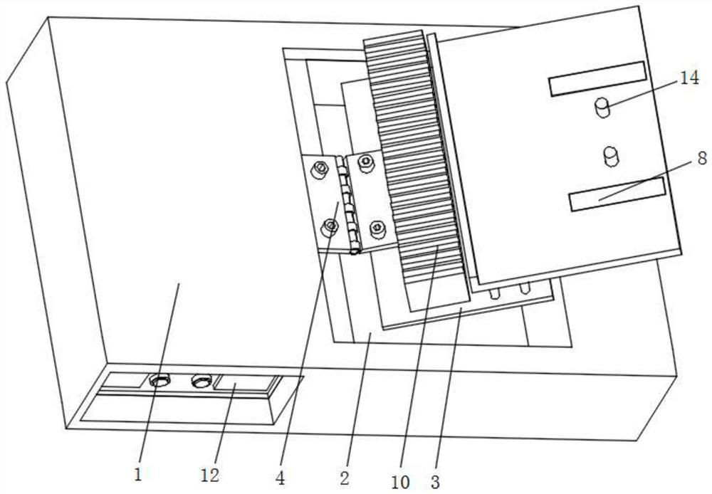 Adjustable inclined optical fiber curing tool