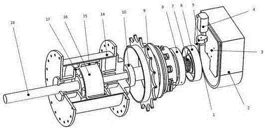 Rechargeable intelligent flywheel lock for sharing bicycle