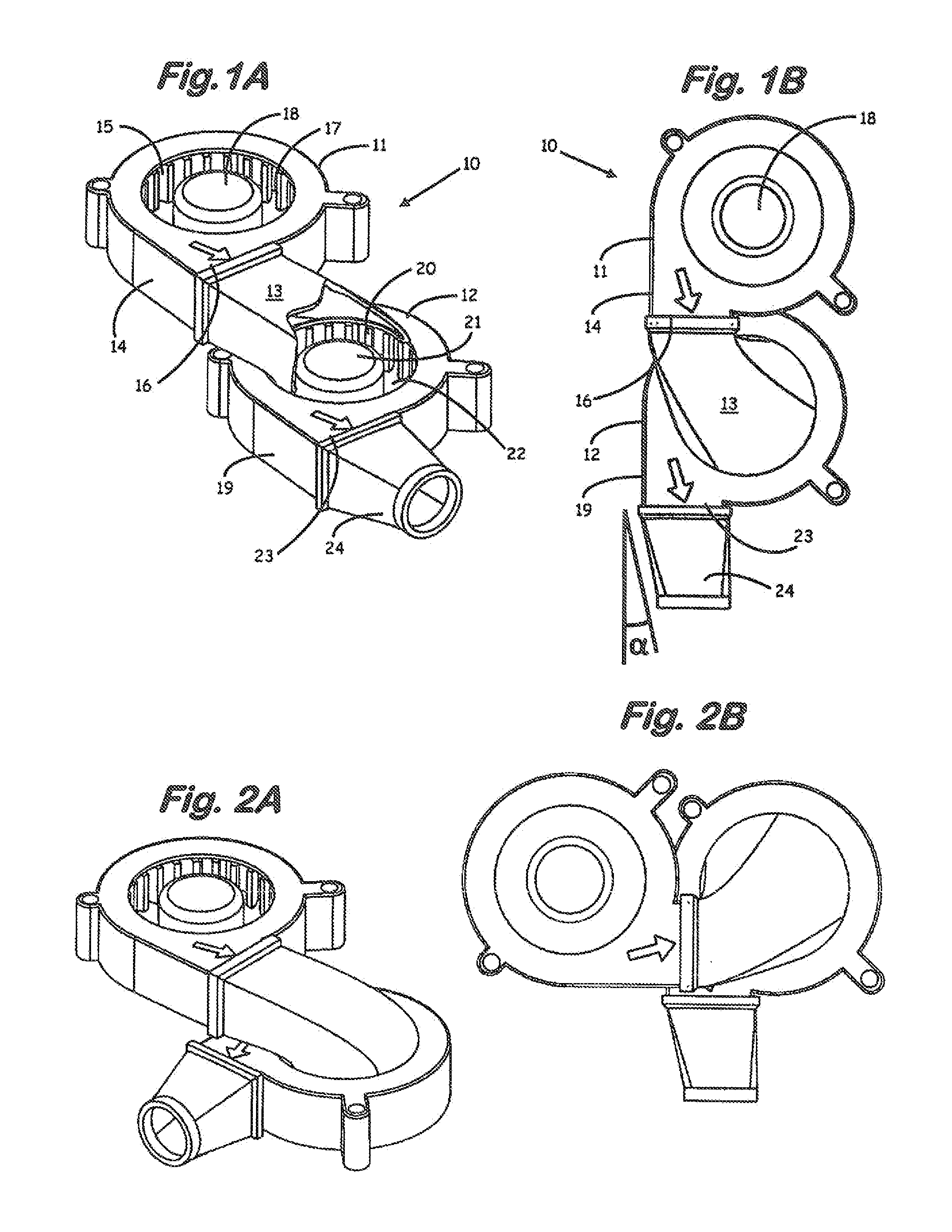 Centrifugal blower system and fuel cell incorporating same