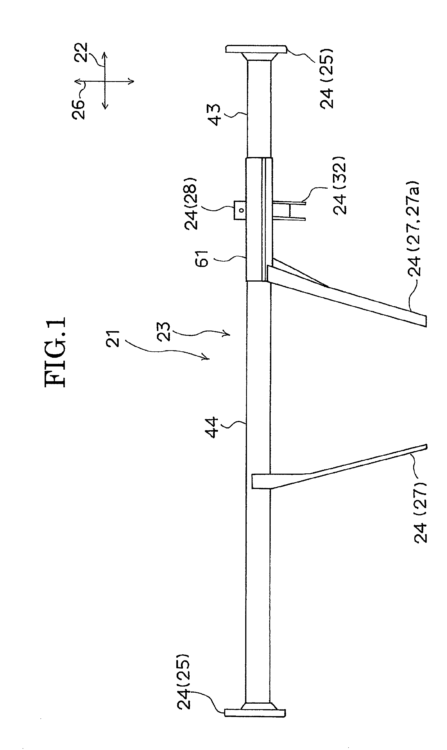 Structure for vehicle high-strength member