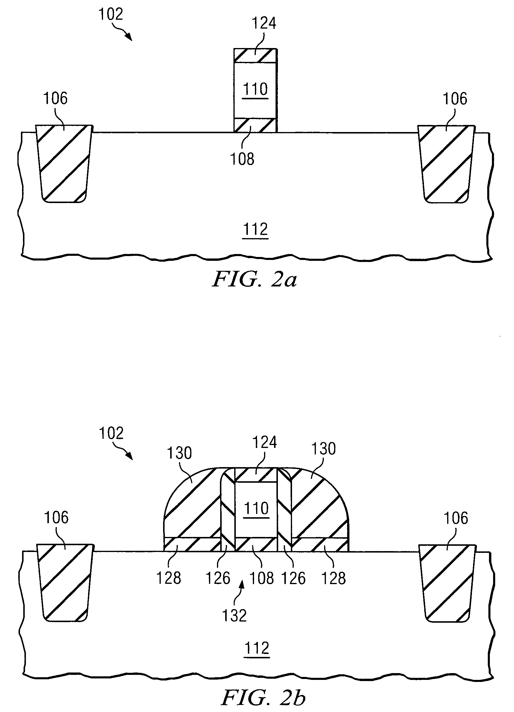 Method of making a strained semiconductor device