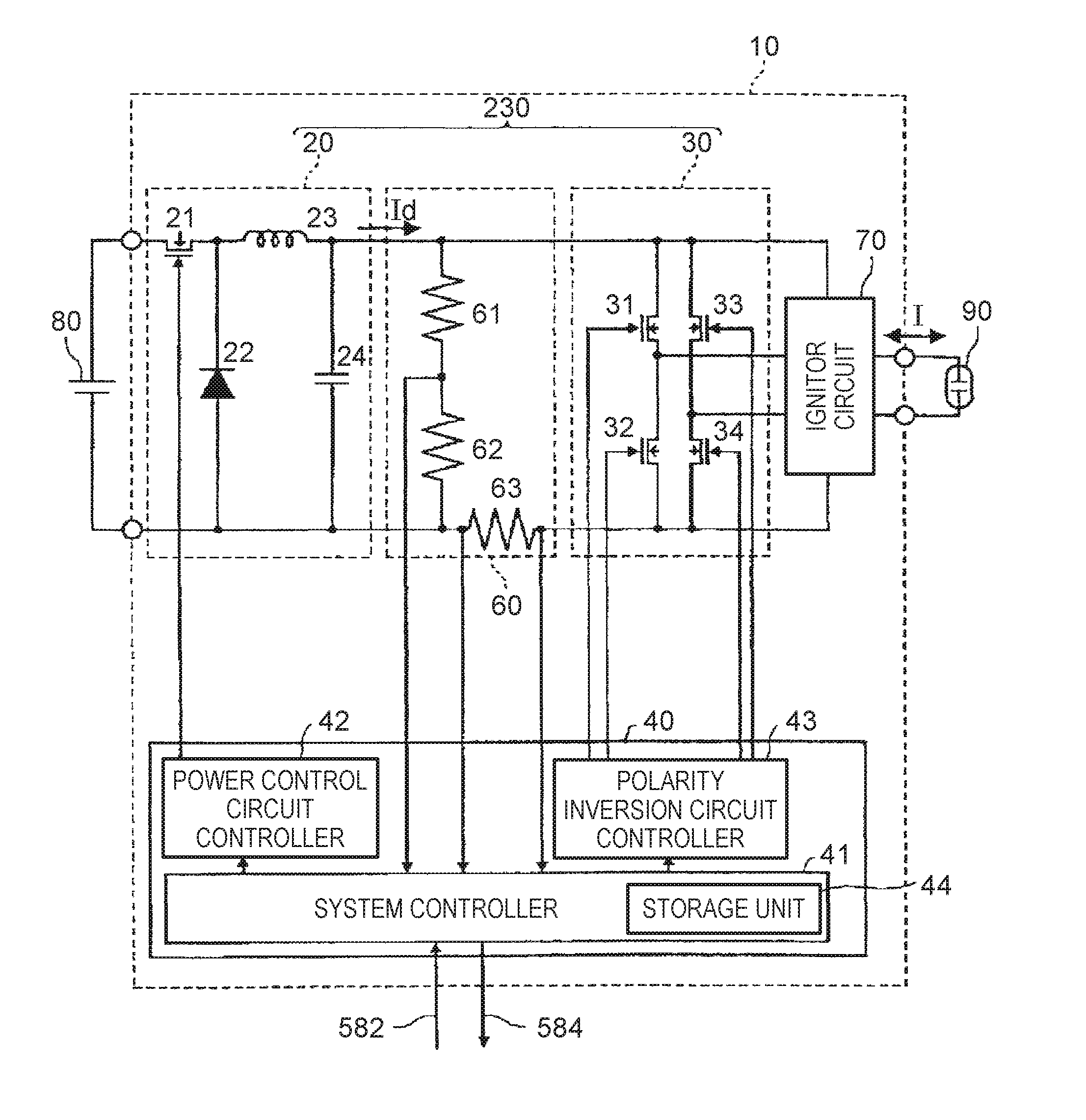 Discharge lamp driving device, projector, and discharge lamp driving method