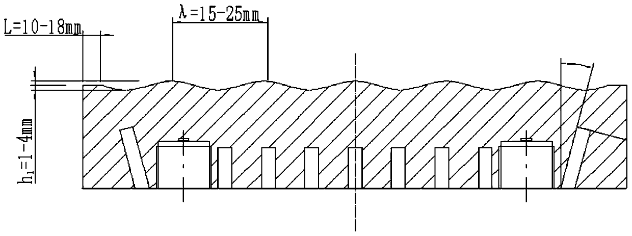Slab caster crystallizer copper plate and using method thereof