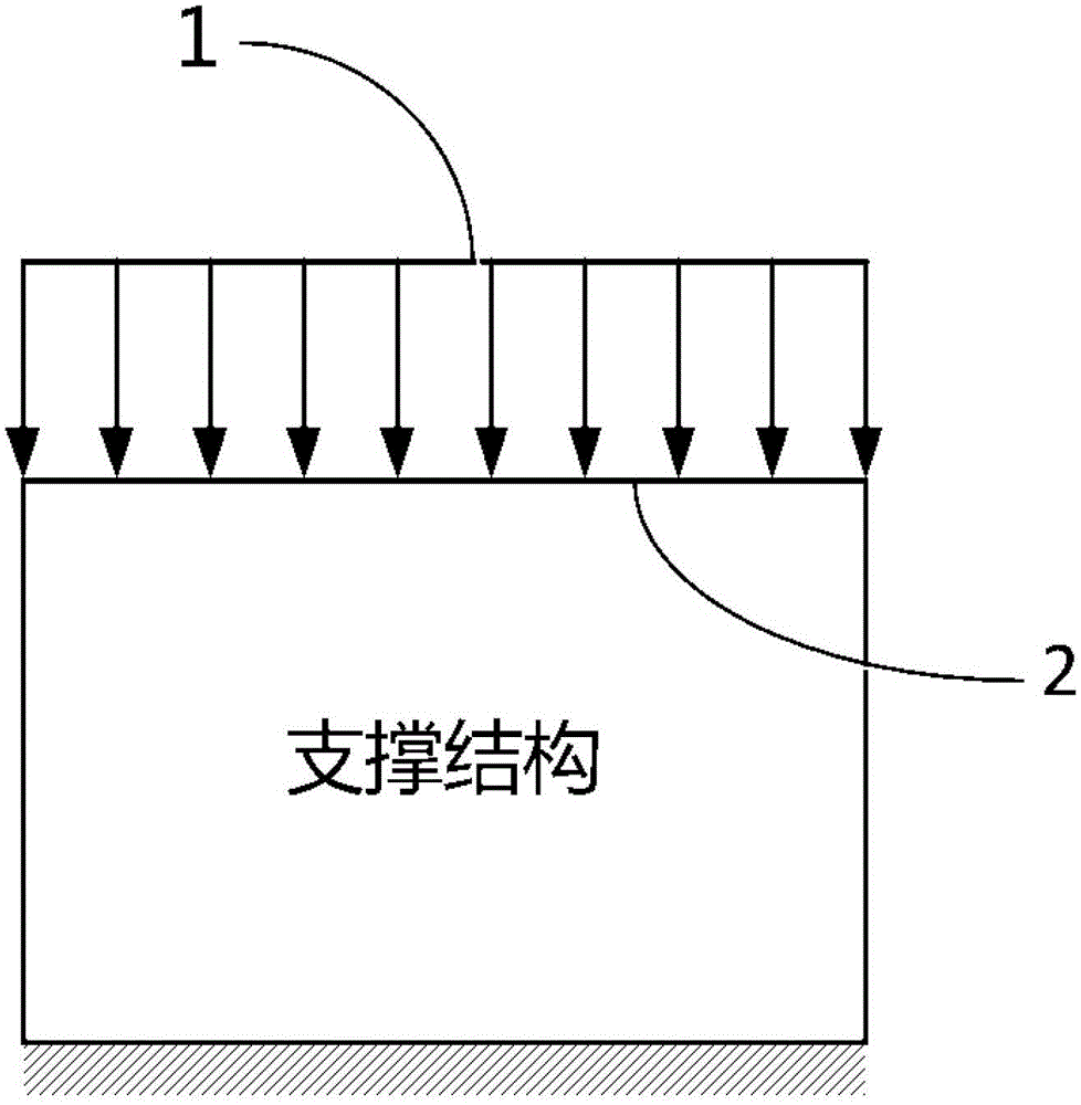 Topology optimization design method for solid weight under pressure loads based on additional elements