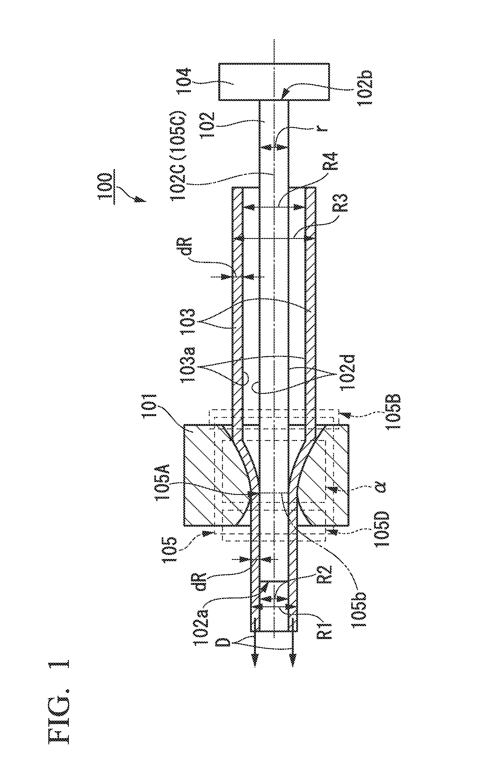 Thin, narrow tube and drawing apparatus and drawing method for manufacturing the same