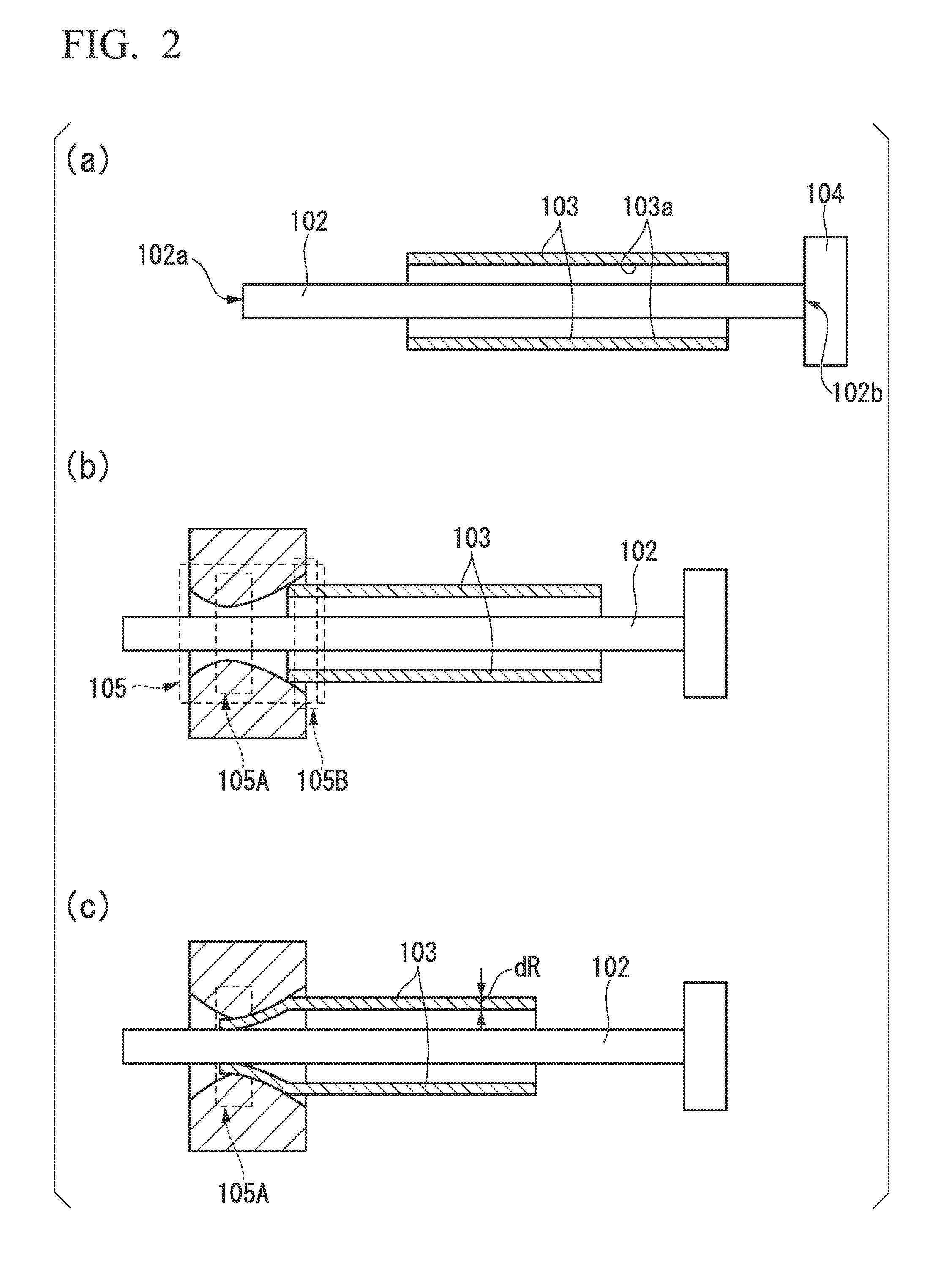 Thin, narrow tube and drawing apparatus and drawing method for manufacturing the same