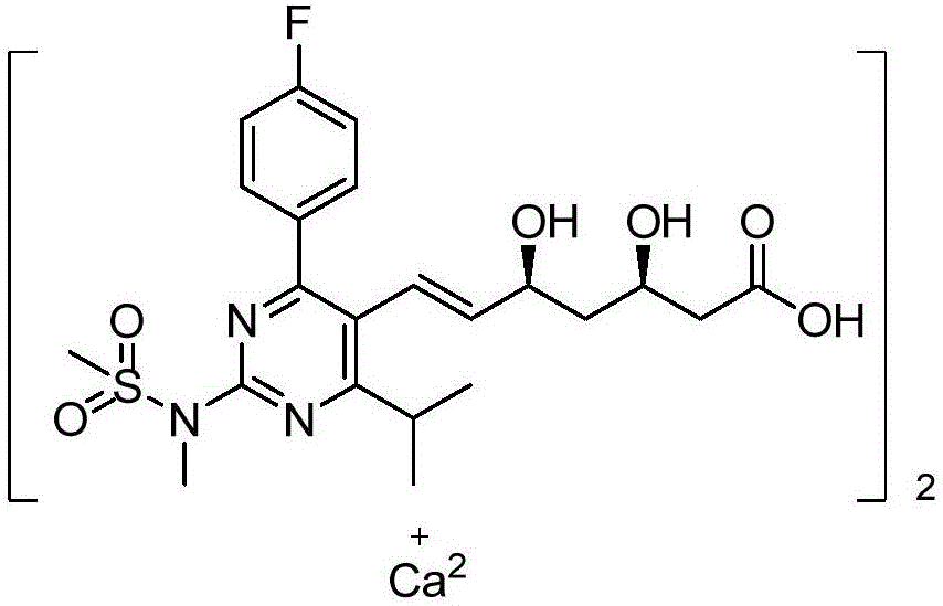 Preparation method of novel rosuvastatin calcium intermediate