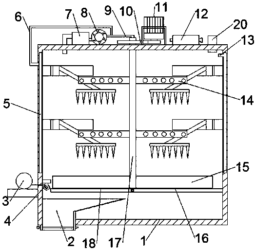 High-efficiency tea leaf killing-out device