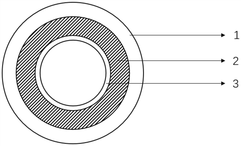 A fluorine-doped tapered sleeve and its application