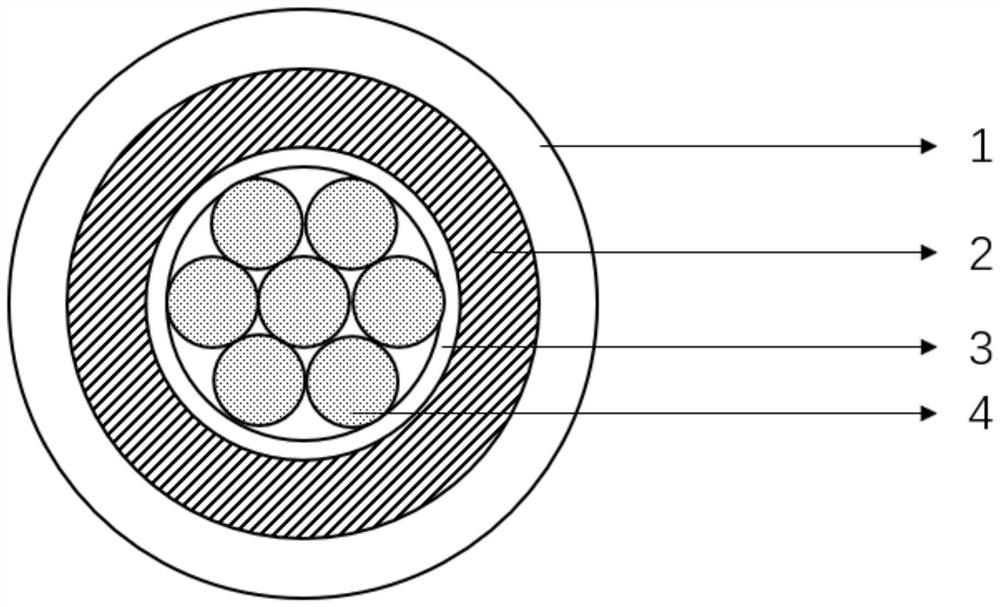 A fluorine-doped tapered sleeve and its application