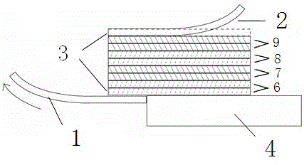 Temperature showing utensil and manufacturing method