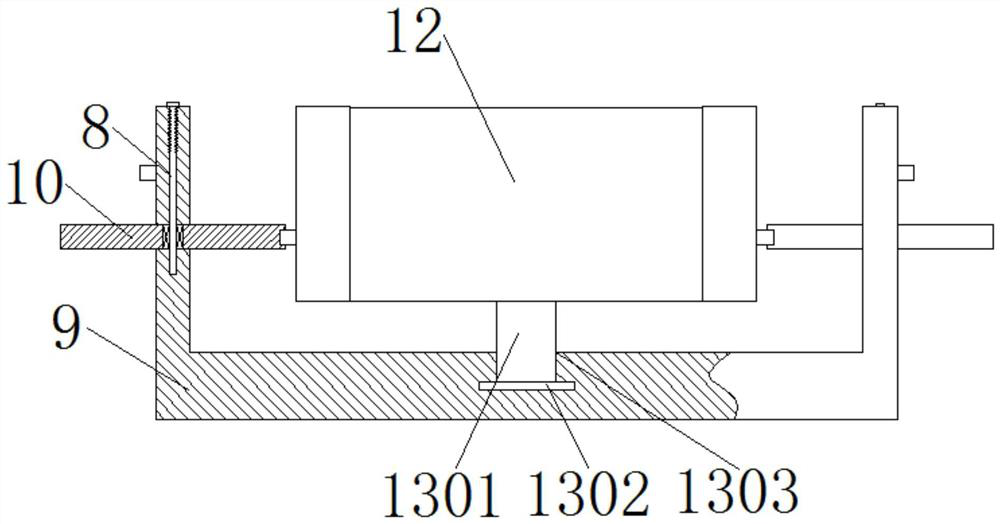 Drill pipe clamping device for gas drainage drilling rig