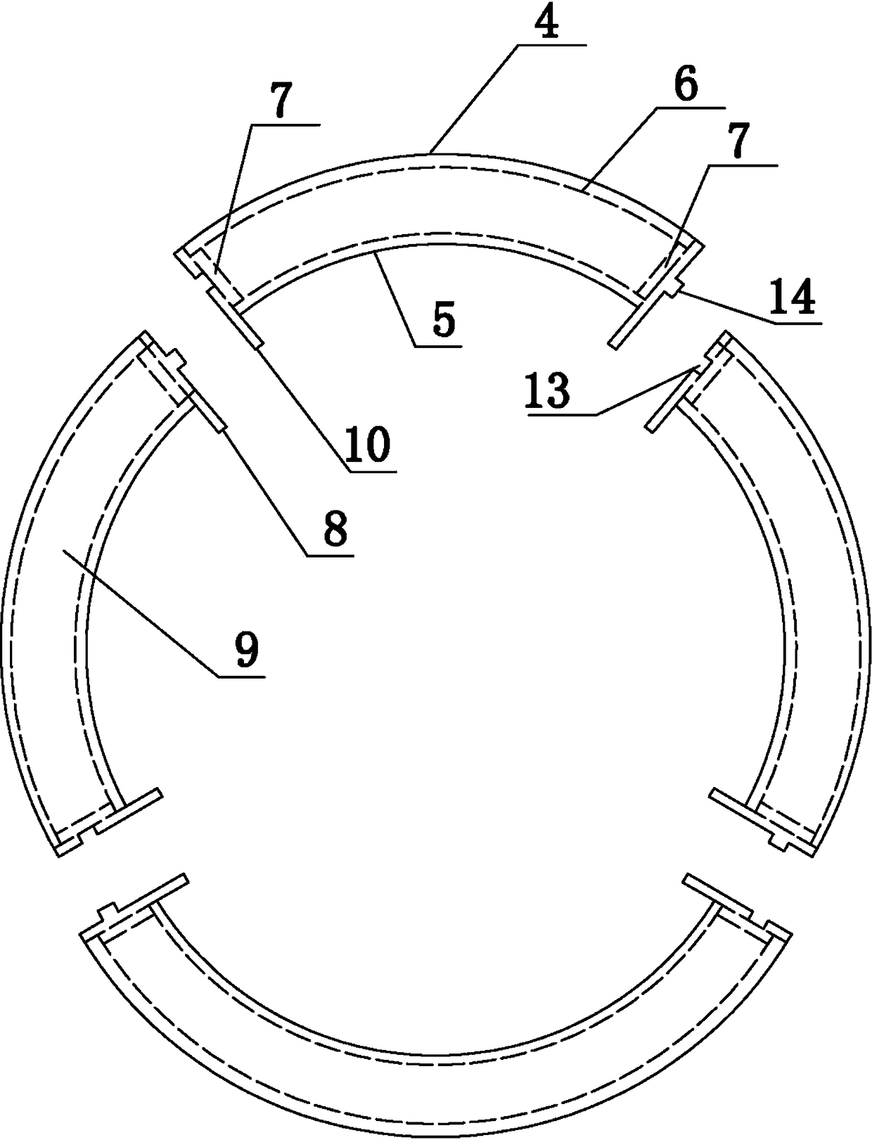 Pipe jacking machine tool pipe and its application