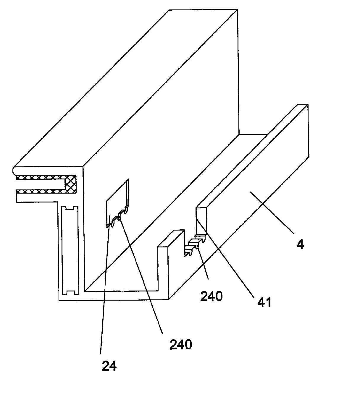 PV module frame, PV module and installation system thereof