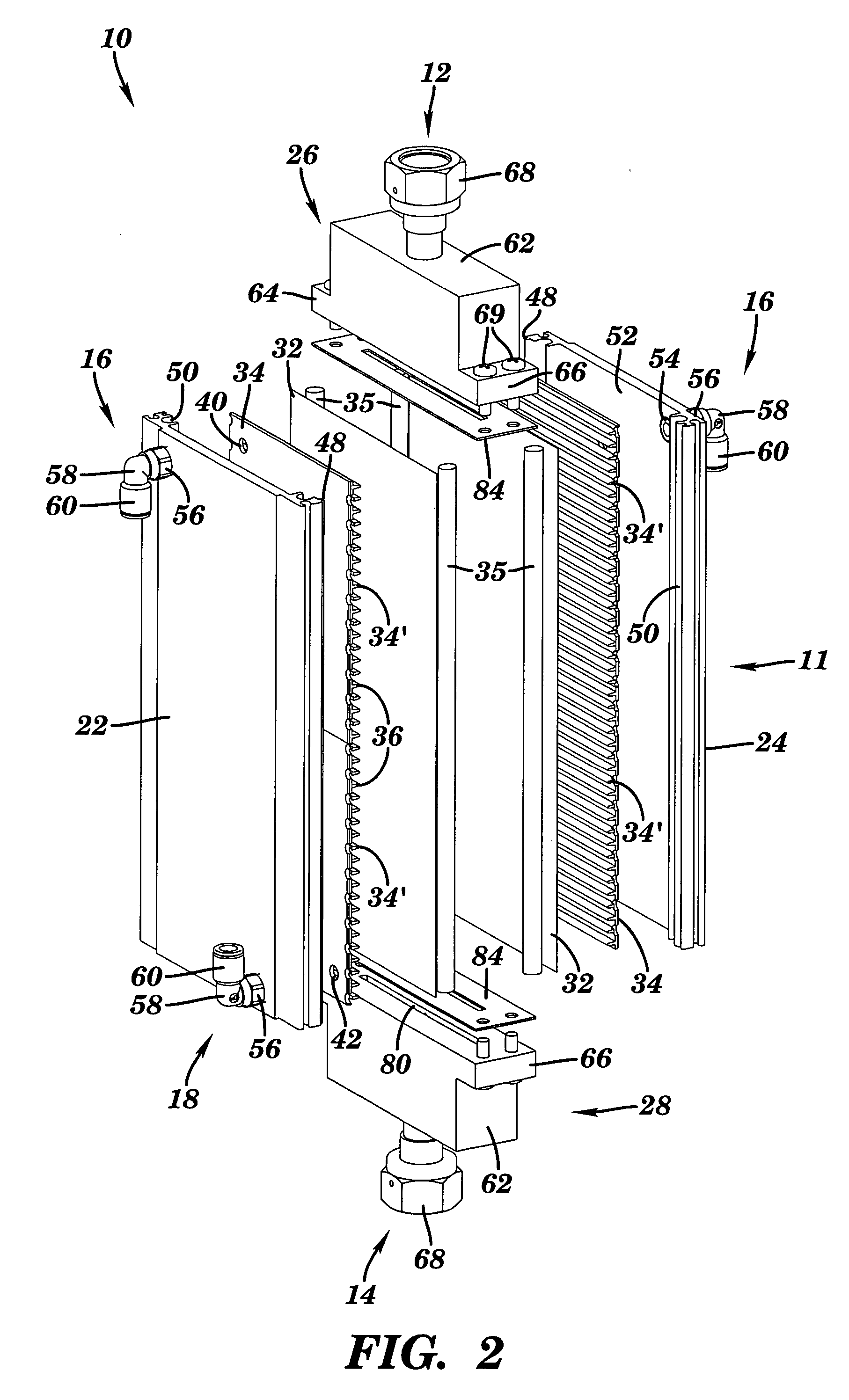 Parallel-plate diffusion gas dehumidifier and methods for use